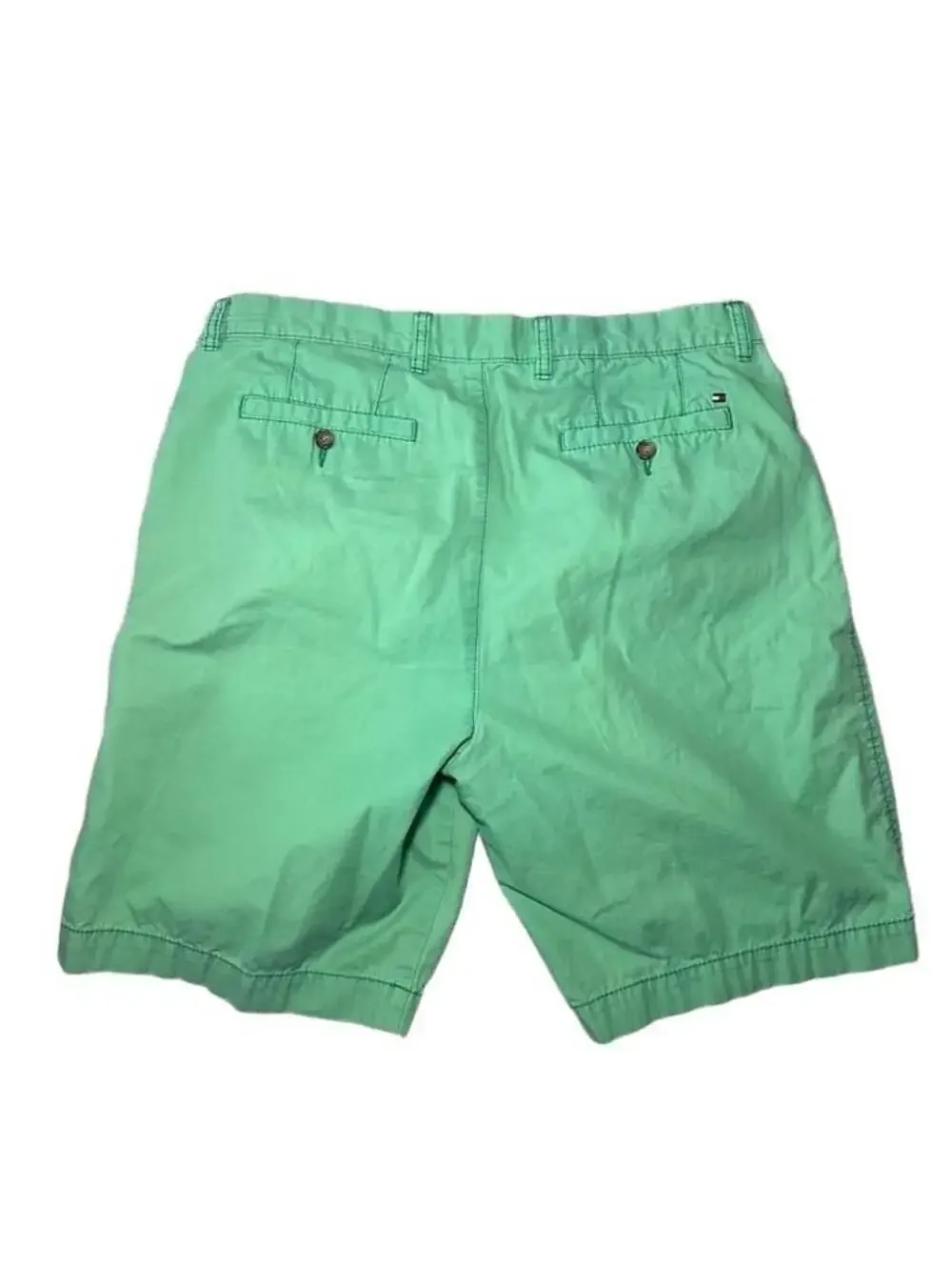 Tommy Hilfiger Men's Green Chino Shorts, Size 35